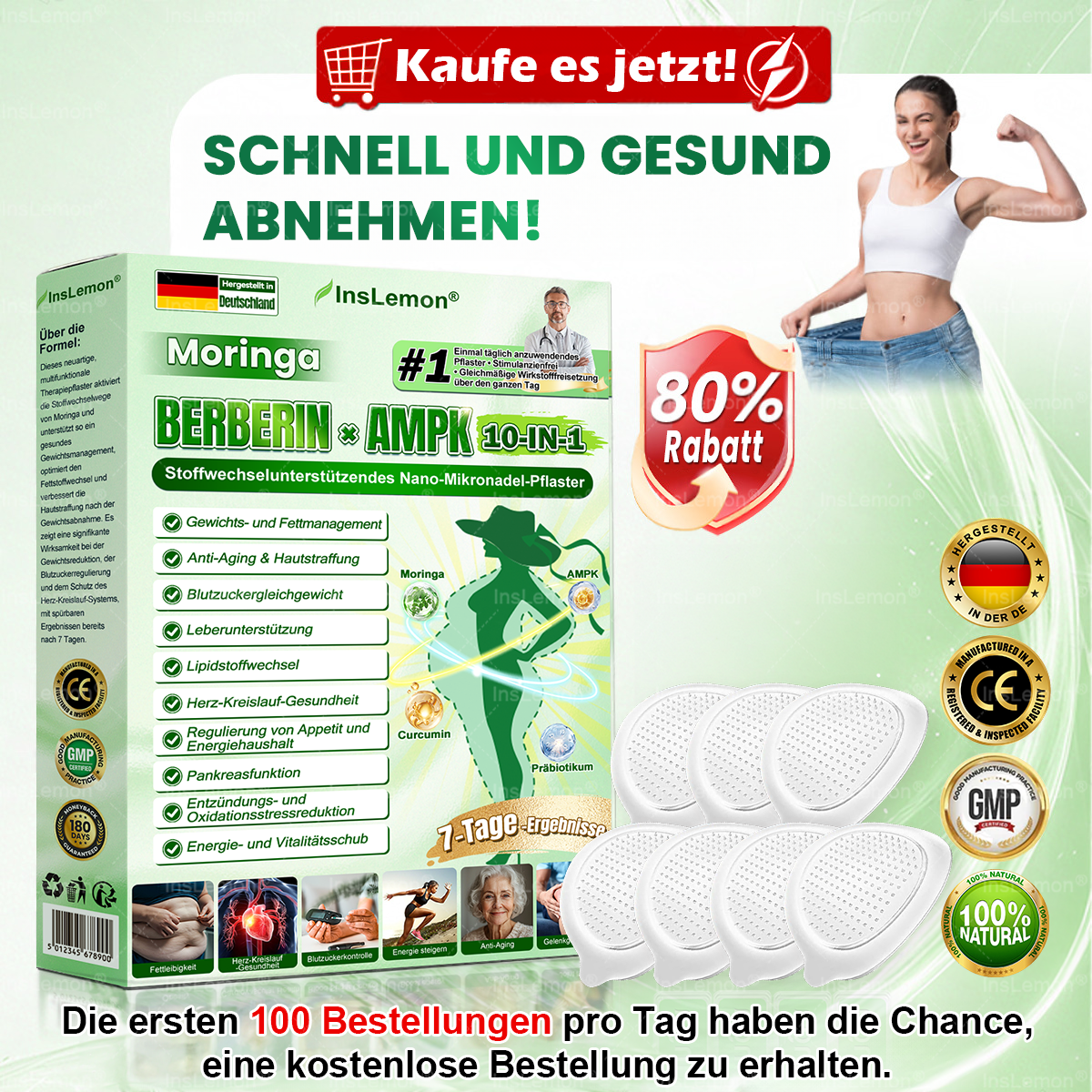 𝐈𝐧𝐬𝐋𝐞𝐦𝐨𝐧® 𝗠𝗼𝗿𝗶𝗻𝗴𝗮 × 𝗕𝗲𝗿𝗯𝗲𝗿𝗶𝗻𝗲 × 𝗔𝗠𝗣𝗞 𝟭𝟬-𝗶𝗻-𝟭 𝗠𝗲𝘁𝗮𝗯𝗼𝗹𝗶𝘀𝗰𝗵𝗲𝗿 𝗦𝘂𝗽𝗽𝗼𝗿𝘁 𝗡𝗮𝗻𝗼-𝗠𝗶𝗸𝗿𝗼𝗻𝗮𝗱𝗲𝗹-𝗣𝗳𝗹𝗮𝘀𝘁𝗲𝗿🇩🇪 (Nur einmal täglich, sichtbare Ergebnisse in 7 Tagen) ✅ Für Übergewicht, schlaffe Haut, Diabetes, Schlafapnoe, Gelenkprobleme und mehr🔥🔥🔥