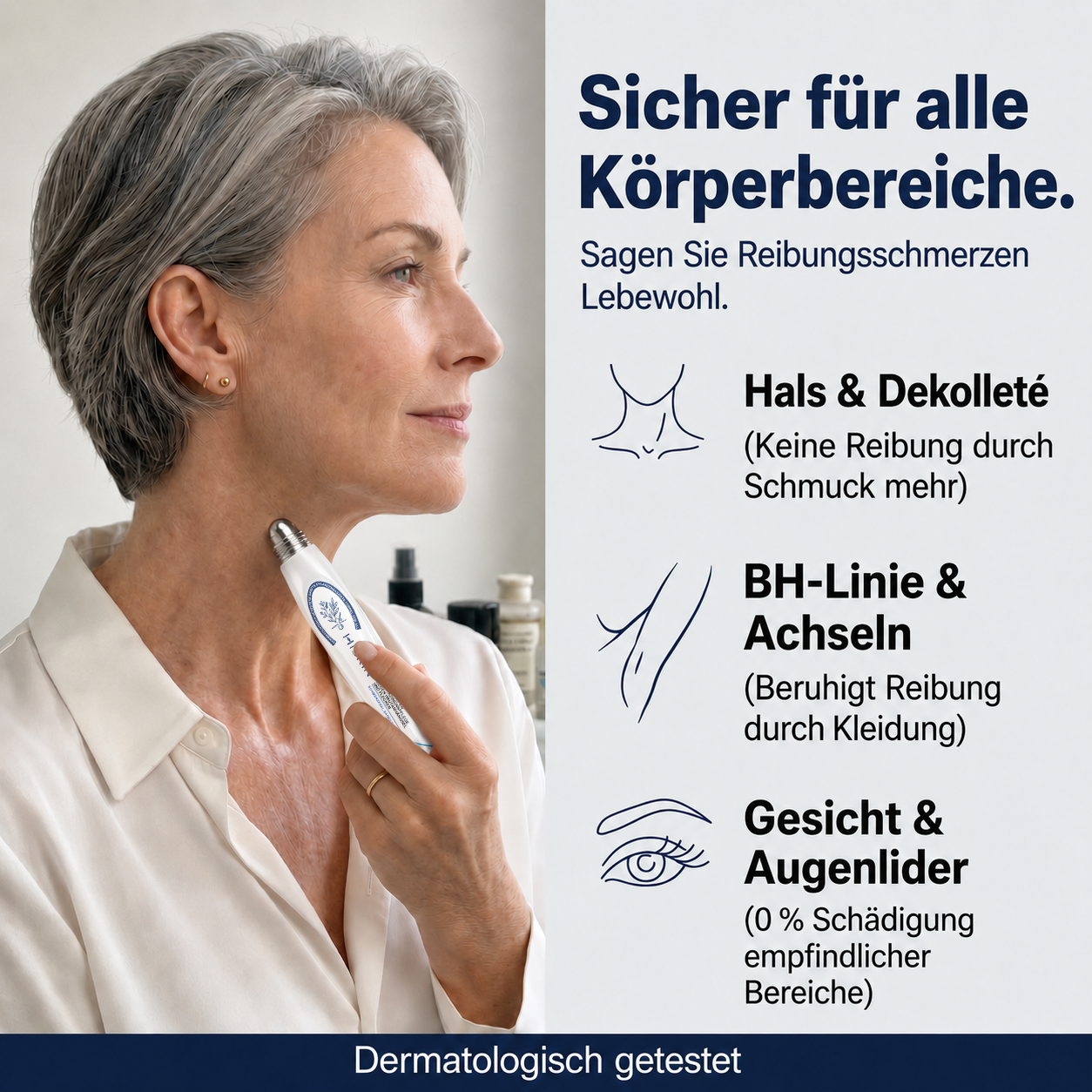 HISKIN®👩‍⚕️ 7-Tage-Hautmakel- & Hautanhängsel-Entferner Schmerzfreier Rollerball-Stift zur schonenden Entfernung von Hautanhängseln und Hautflecken – narbenfrei💛