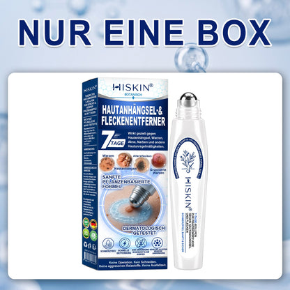 HISKIN®👩‍⚕️ 7-Tage-Hautmakel- & Hautanhängsel-Entferner Schmerzfreier Rollerball-Stift zur schonenden Entfernung von Hautanhängseln und Hautflecken – narbenfrei💛